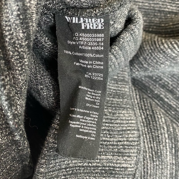 Aritzia Wilfred Free Zuzanna Ribbed Sweater Size L - Picture 5 of 6